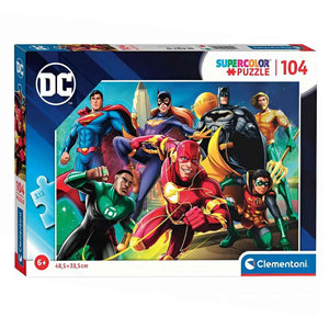 DC COMICS SUPER HEROES PUZZLE 104PCS